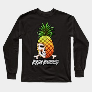 Pineapple Skull Deadly Delicious Long Sleeve T-Shirt